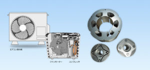 エアコン室外機トモータコア